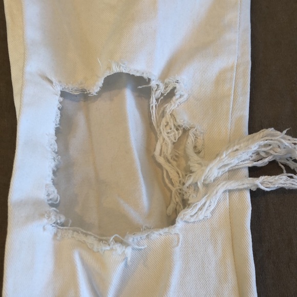 EUC Free People high rise cropped mom jeans - Picture 5 of 6